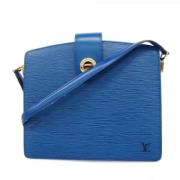 Louis Vuitton Vintage Pre-owned Tyg louis-vuitton-vskor Blue, Dam