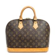 Louis Vuitton Vintage Pre-owned Canvas handvskor Brown, Dam