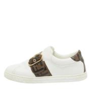 Fendi Vintage Pre-owned Laeder sneakers White, Dam