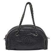 Chanel Vintage Pre-owned Laeder chanel-vskor Black, Dam