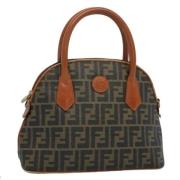 Fendi Vintage Pre-owned Canvas fendi-vskor Brown, Dam