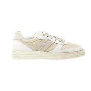 Hogan Vita Lädersneakers Ss24 White, Herr