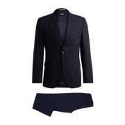 Hugo Boss Peak 242 Navy Suit Blue, Herr