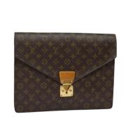 Louis Vuitton Vintage Pre-owned Canvas louis-vuitton-vskor Brown, Dam