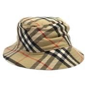 Burberry Vintage Pre-owned Bomull hattar-och-kepsar Beige, Dam