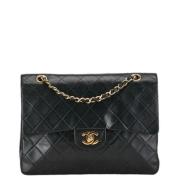 Chanel Vintage Pre-owned Laeder chanel-vskor Black, Dam