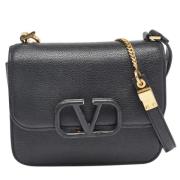 Valentino Vintage Pre-owned Laeder axelremsvskor Black, Dam