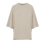 BomBoogie Oversized T-shirt i Modal Blandning Gray, Dam