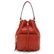 Prada Vintage Pre-owned Laeder handvskor Red, Dam