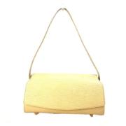 Louis Vuitton Vintage Pre-owned Laeder axelremsvskor Yellow, Dam