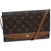 Louis Vuitton Vintage Pre-owned Canvas louis-vuitton-vskor Brown, Dam