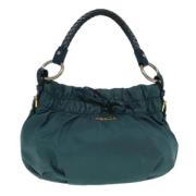 Prada Vintage Pre-owned Nylon prada-vskor Green, Dam