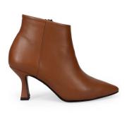 Sangiorgio Bruna Läder Ankelboots Elegant Silhuett Brown, Dam