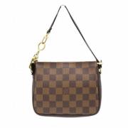 Louis Vuitton Vintage Pre-owned Canvas handvskor Brown, Dam