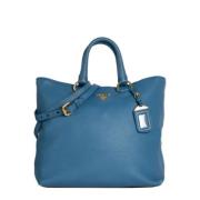 Prada Vintage Pre-owned Laeder prada-vskor Blue, Dam