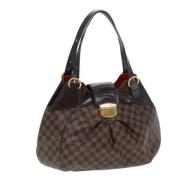 Louis Vuitton Vintage Pre-owned Canvas louis-vuitton-vskor Brown, Dam