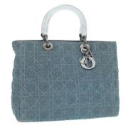 Dior Vintage Pre-owned Canvas dior-vskor Blue, Dam