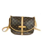 Louis Vuitton Vintage Pre-owned Canvas louis-vuitton-vskor Brown, Dam