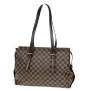 Louis Vuitton Vintage Pre-owned Canvas louis-vuitton-vskor Brown, Dam