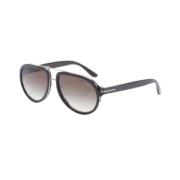 Tom Ford Pre-owned Pre-owned Metall solglasgon Gray, Herr