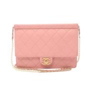 Chanel Vintage Pre-owned Laeder chanel-vskor Pink, Dam