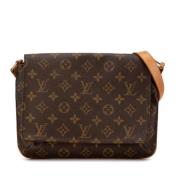 Louis Vuitton Vintage Pre-owned Canvas louis-vuitton-vskor Brown, Dam