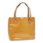 Louis Vuitton Vintage Pre-owned Laeder totevskor Beige, Dam