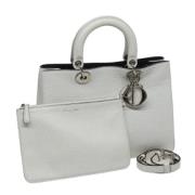 Dior Vintage Pre-owned Laeder dior-vskor White, Dam