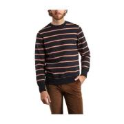 PS By Paul Smith Marinblå Randig Sweatshirt Blue, Herr