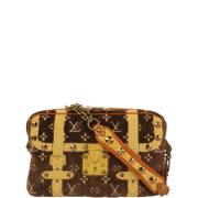 Louis Vuitton Vintage Pre-owned Tyg louis-vuitton-vskor Brown, Dam