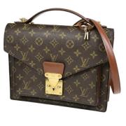 Louis Vuitton Vintage Pre-owned Canvas louis-vuitton-vskor Brown, Dam