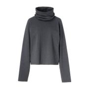 Norma Kamali Grå Raglanärm Oversized Topp Gray, Dam