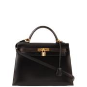 Hermès Vintage Pre-owned Tyg handvskor Black, Dam