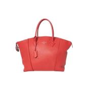 Louis Vuitton Vintage Pre-owned Laeder handvskor Red, Dam