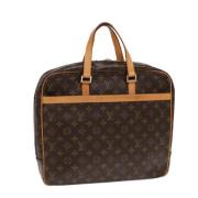 Louis Vuitton Vintage Pre-owned Canvas handvskor Brown, Dam