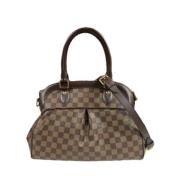 Louis Vuitton Vintage Pre-owned Canvas handvskor Brown, Dam