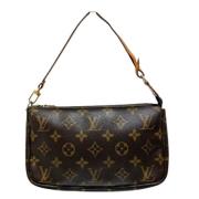 Louis Vuitton Vintage Pre-owned Canvas kuvertvskor Brown, Dam