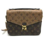 Louis Vuitton Vintage Pre-owned Tyg axelremsvskor Brown, Dam