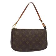 Louis Vuitton Vintage Pre-owned Canvas kuvertvskor Brown, Dam