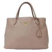 Prada Vintage Pre-owned Laeder prada-vskor Beige, Dam