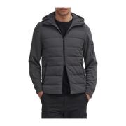 Barbour Quiltad Huva Tröja Stanley Kol Black, Herr