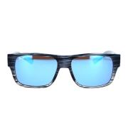 Maui Jim Moderna Rektangulära Polariserade Solglasögon Blue, Unisex