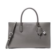 Michael Kors Skiffer Satchel Väska Gray, Dam