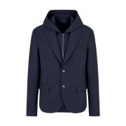 Armani Exchange Marinblå Americana Blazer Blue, Herr