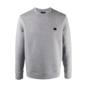 Armani Exchange Gråmelerad Sweatshirt 8n1md1 1jhsz Gray, Herr