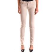 Armani Jeans Klassiska Denim Jeans för Vardagsbruk Beige, Dam