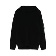 C.p. Company Svarta Hoodie Tröjor Black, Herr