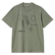 Carhartt Wip Flying Ducks Grafisk T-shirt Green, Herr