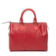 Louis Vuitton Vintage Pre-owned Laeder handvskor Red, Dam