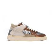 RUN OF Sneakers MID Bronze W Multicolor, Dam